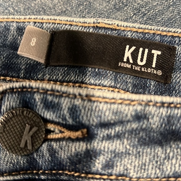 KUT jeans Reese ankle straight leg size 8 - Picture 4 of 7